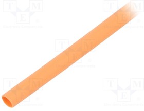 GTM 2412 O, Термоусадочная трубка; без клея; 2: 1; 2,4мм; L: 1м; оранжевый
