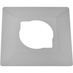 Рамка декаративная накладка под выключатель, светло-серый, ЮЛИГ.735212.410 с/серый