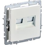 BR-K20-1-K36, BRITE Розетка компьютерная двойная кат.5E RJ45 РК10-2-БрЖ жемчуг