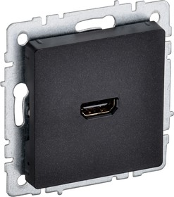 Фото 1/3 BR-H10-K02, BRITE Розетка HDMI РHDMI-0-БрЧ черный