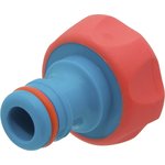 Штуцер под коннектор с внутренней резьбой 1/2", пластик/резина ДС.071291