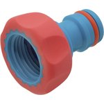 Штуцер под коннектор с внутренней резьбой 1/2", пластик/резина ДС.071291