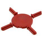 3040588, Coding star - length: 3 mm - width: 3 mm - height: 6 mm - color: red