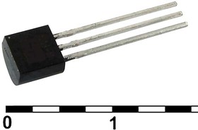 BC547C, Биполярный транзистор NPN, 45 В, 0,1 А, TO-92