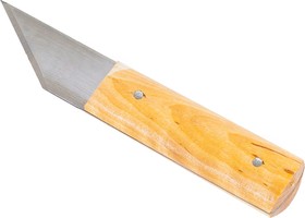 Нож сапожный, деревянная рукоятка, 170 мм, 19-0-018