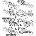 Ролик обводной FORD TRANSIT TT9 2006-2013 2188-TKE