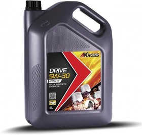 aks0007mof, Моторное масло AKross 5W-30 DRIVE SN/CF 5л