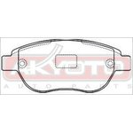 AKD-0187, Колодки тормозные дисковые передние, CITROEN C4 2004-  XSARA 00-  ...