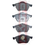 AKD-0188, Колодки торм.пер./без дат. (WVA 20676 19,5 mm), AUDI A4, A4 Cabrio ...