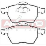 AKD-0188, Колодки торм.пер./без дат. (WVA 20676 19,5 mm), AUDI A4, A4 Cabrio ...