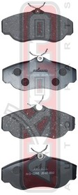 Фото 1/2 AKD-0295, Колодки тормозные дисковые передние
