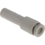 KQ2R04-06A, KQ2 Series Straight Tube-to-Tube Adaptor, Push In 4 mm to Push In 6 ...