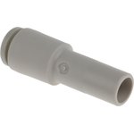 KQ2R06-08A, KQ2 Series Straight Tube-to-Tube Adaptor, Push In 6 mm to Push In 8 ...