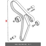 03L198119E, Комплект ГРМ VAG 2.0TDI