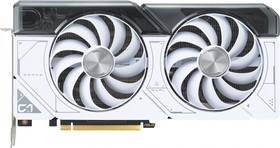 Фото 1/10 Видеокарта Asus PCI-E 4.0 DUAL-RTX4070-O12G-WHITE NVIDIA GeForce RTX 4070 12Gb 192bit GDDR6X 2520/21000 HDMIx1 DPx3 HDCP Ret