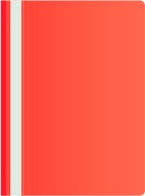 Фото 1/5 Папка-скоросшиватель Buro -PSE20BU/RED A4 прозрач.верх.лист пластик красный 0.11/0.13