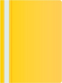 Фото 1/5 Папка-скоросшиватель Buro -PSE20BU/YEL A4 прозрач.верх.лист пластик желтый 0.11/0.13
