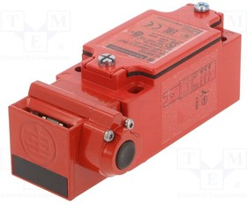 XCSB702, Safety switch: key operated; XCSB; NC x2 + NO; IP67; metal; red