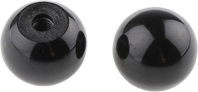 Фото 1/2 Black Ball Clamping Knob, M6, Threaded Hole