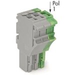 1-wire female connector, spring-clamp connection, 0.25-4.0 mm², 3 pole, 24 A ...