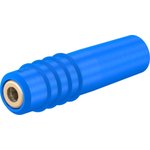 1 mm jack, solder connection, 0.25 mm², blue, 22.2603-23