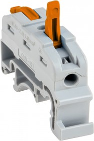Photo 1/10 plc-smk-421-din, Construction and mounting terminal SMK 222-421 on a DIN rail passageway 1 pole 0.08-4mm2