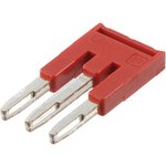 3030129, Plug-in bridge - pitch: 4.2 mm - number of positions: 3 - color: red