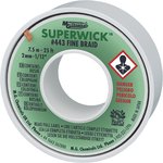 SUPERWICK 443 7.5m Desoldering Braid, Width 2mm