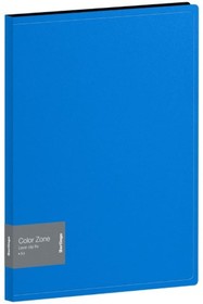 Папка Color Zone с зажимом, 17 мм, 1000 мкм, синяя ACp_01102