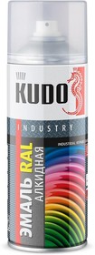 Эмаль KUDO аэрозоль ун. рубиново-красный 520мл RAL 3003 KU-03003 (11598434)