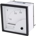 D72MIS300V/2-001, Analogue Voltmeter AC, 68 x 68 mm