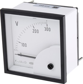 Фото 1/2 D72MIS300V/2-001, Analogue Voltmeter AC, 68 x 68 mm