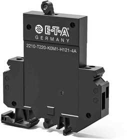 Фото 1/3 2210-T210-K0M1-H121-2A, Thermal Magnetic Circuit Breaker - 2210 Single Pole DIN Rail Mount, 2A Current Rating