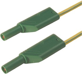 Фото 1/2 934088188, 32A, 1000V ac/dc, Green, Yellow, 1m Lead Length