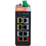 Коммутатор Dahua DH-IS4207-4GT-120 (L2) 1x100Мбит/с 4x1Гбит/с 2SFP 4PoE 120W ...