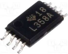 LM358APW, IC: operational amplifier; 0.7MHz; Ch: 2; TSSOP8; tube; IB: 200nA