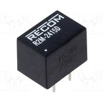 R2M-2415D/SMD, Isolated DC/DC Converters - SMD 2W 9-36Vin +/-15Vout +/-67mA