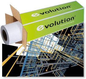 4101020, Бумага EVOLUTION Premium Coated Paper 120gr 0.610х30 м втулка 2" / 50,8мм (ex.450L91412)