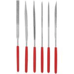 15831, Набор надфилей алмазных, 140 х 50 х 3 мм, 6 шт.