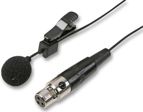MIC-500X3 BLACK, Lavalier Microphone with 3 Pin Mini XLR Socket