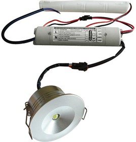 LDLEM3, LED Emergency Downlight, 1.5W IP20