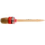 82080, Кисть круглая №10 (40 мм), натуральная щетина, деревянная ручка