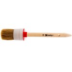 82082, Кисть круглая №12 (45 мм), натуральная щетина, деревянная ручка