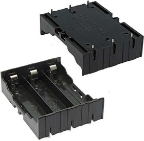Battery Holder for Li-ion 3X18650, Батарейный отсек , открытый, RUICHI | купить в розницу и оптом