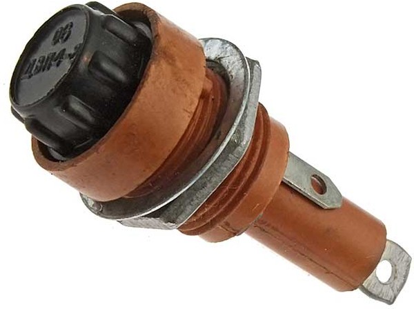 ДВП4-2 (5x20 10a 250v) импорт, Держатель предохранителя ДВП4-2