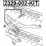 2329-002-KIT, Болт с эксцентриком AUDI A3/S3/SPORTB./LIM./QU ...