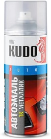 Эмаль KUDO автомобильная ремонтная металлизированная Изумруд 385 520 мл 41385 41385 (11605102)