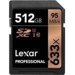 LSD512CBEU633, 512 GB SDXC SD Card, Class 10, UHS-1 U3