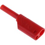 975090701, Red Male Banana Plug, 2mm Connector, Solder Termination, 10A ...