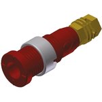 975454701, Red Female Banana Socket, 2mm Connector, Solder Termination, 10A ...